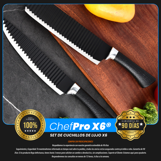 ChefPro X6® SET DE CUCHILLOS DE LUJO X6