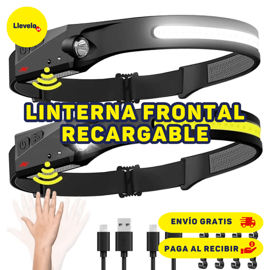LINTERNA FRONTAL RECARGABLE