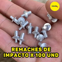 REMACHES DE IMPACTO X 100 UNIDADES