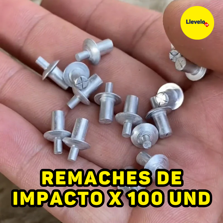 REMACHES DE IMPACTO X 100 UNIDADES