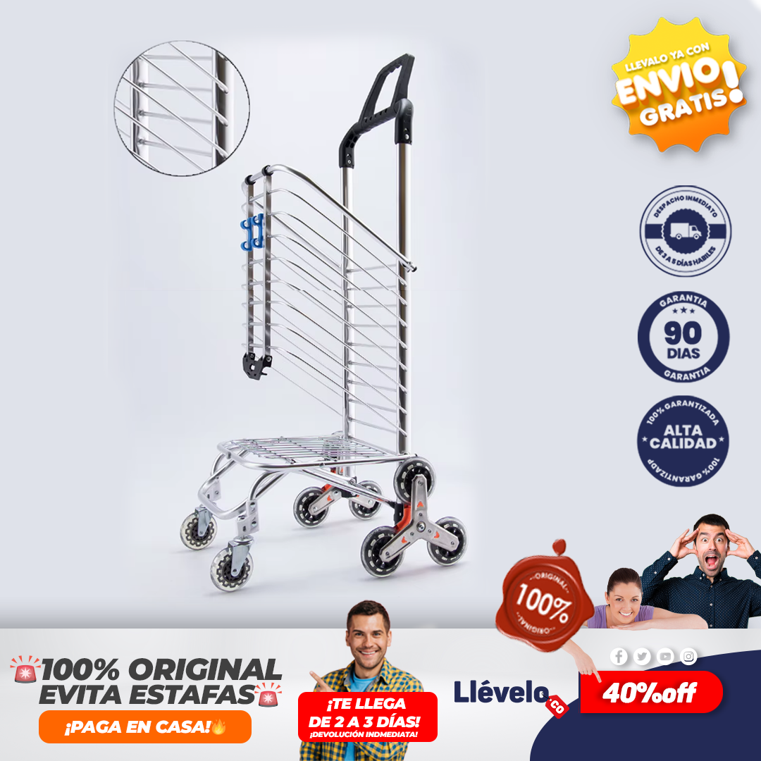 CityRoller®  Carro portátil para subir escaleras