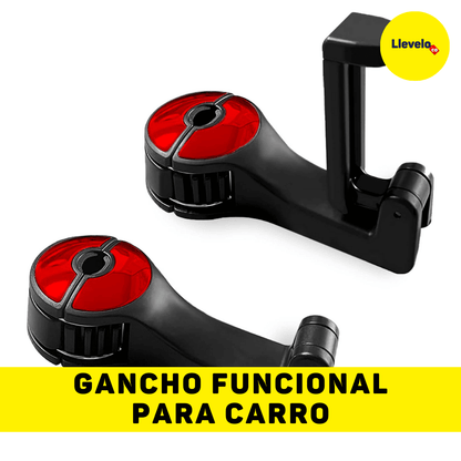 GANCHO FUNCIONAL PARA CARRO