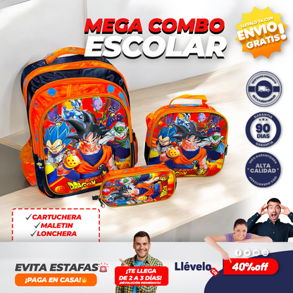 LumiKit® Super Kit Escolar con mochila luminosa