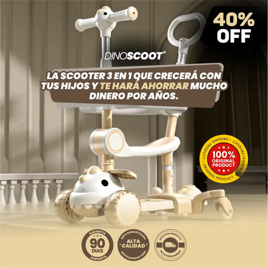 Scooter 3 en 1 para Niños - DinoScoot® Original