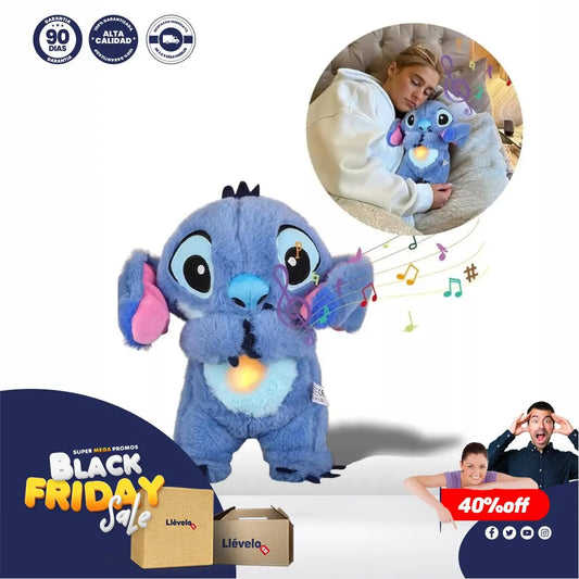 Peluche de Stitch Interactivo que Respira -  SnuggleBreath® Original