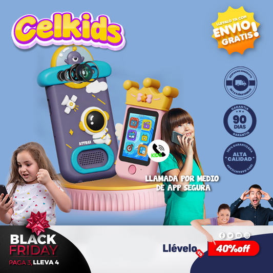 CelKids® Original- Celular con control parental para niños 🚨 UNICOS DISTRIBUIDORES EN COLOMBIA, Evita estafas con productos mas baratos!!