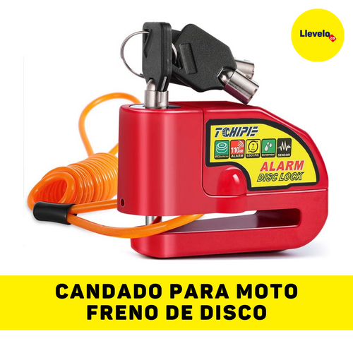 CANDADO PARA MOTO FRENO DE DISCO