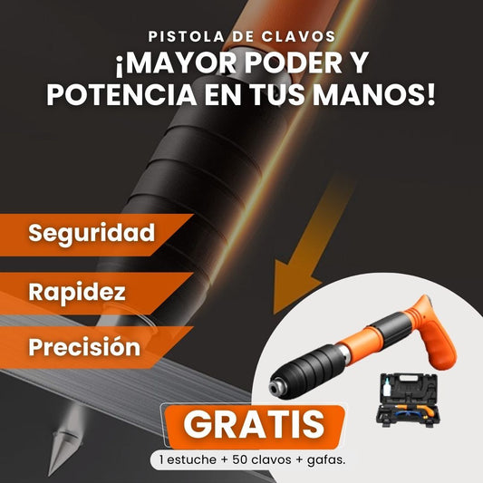 PISTOLA DE CLAVOS ¡Poder en tus manos! 💥💥