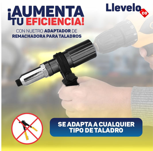 REMATORQUE® - Adaptador de remachadora para taladro