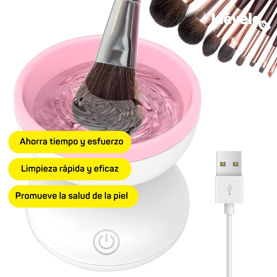 BrushCleaner® limpiadora de brochas de maquillaje eléctrica