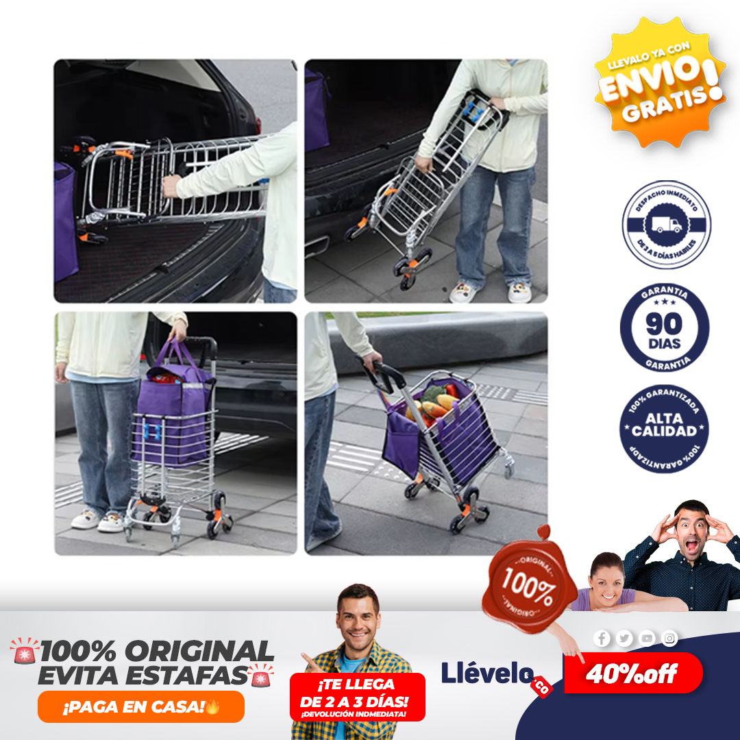 CityRoller®  Carro portátil para subir escaleras