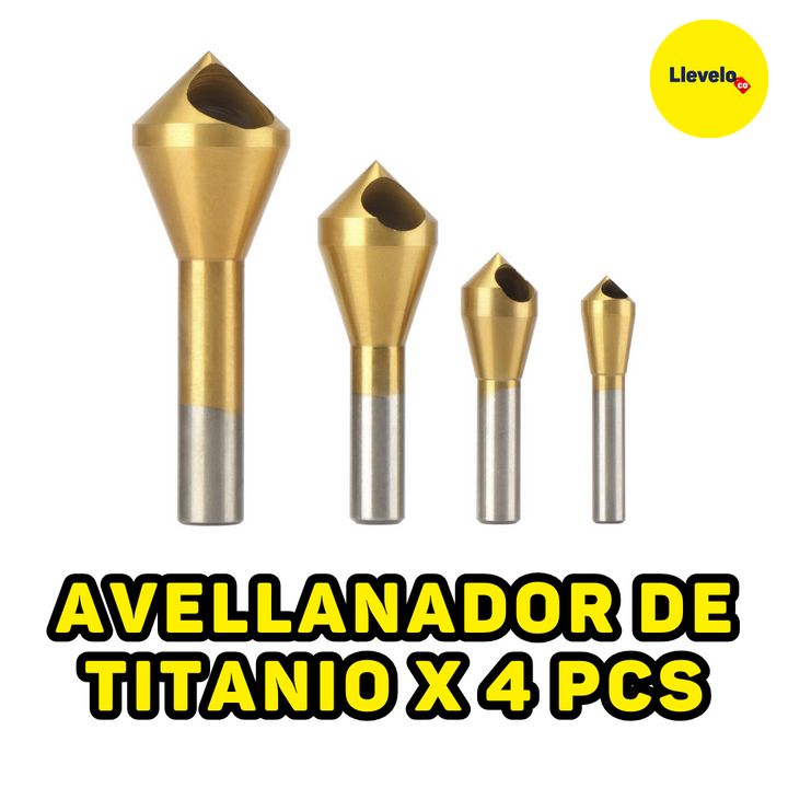 AVELLANADOR DE TITANIO X 4 PCS