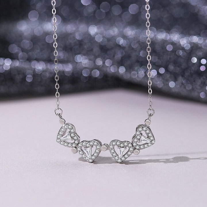 COLLAR TRÉBOL 4 HOJAS DE LA SUERTE