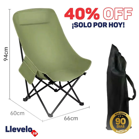 EcoConfort Max® Original - Silla de Camping Portátil