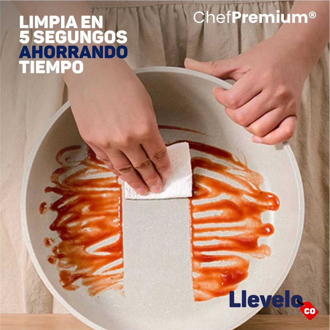 Chef Premium® - Set de Ollas Antiadherentes Desmontables (11 Piezas)