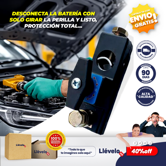 ElectroStop® Interruptor de desconexión de batería de 12V/24V para vehículo