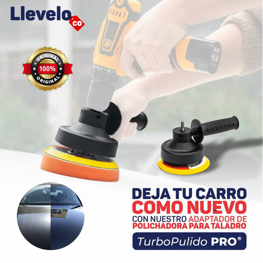 TurboPulido Pro® - Adaptador de Polichadora de Vehículos para Taladros
