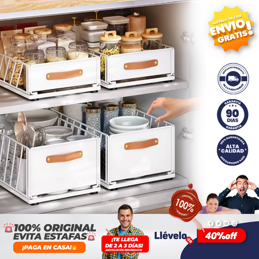 SlidePro® Cajón de cocina plegable,
