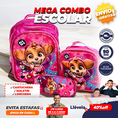 LumiKit® Super Kit Escolar con mochila luminosa