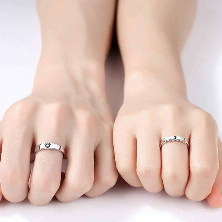 ANILLOS PARA PAREJAS SOL Y LUNA