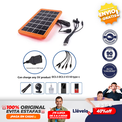 PowerRay® CARGADOR DE PANEL SOLAR