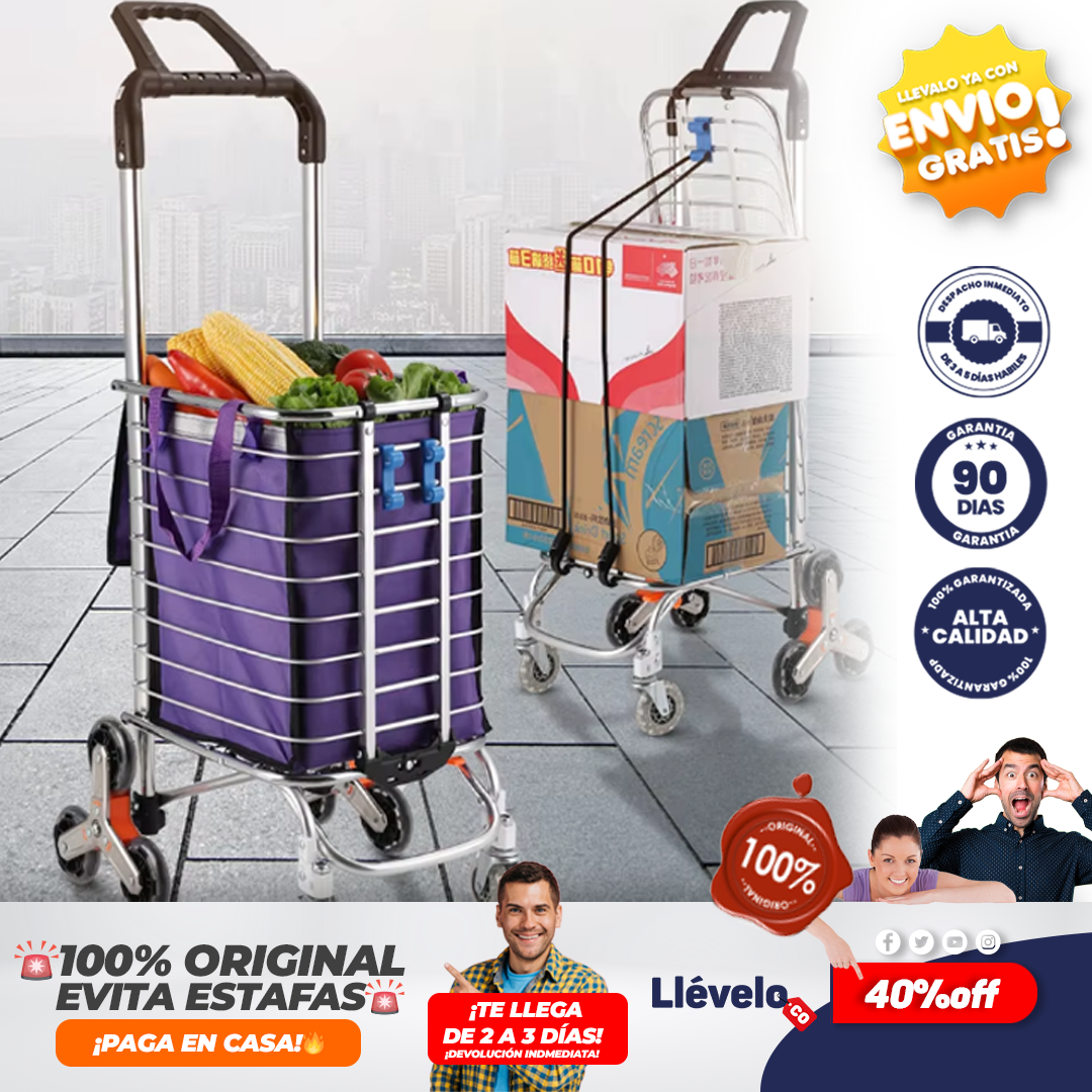 CityRoller®  Carro portátil para subir escaleras