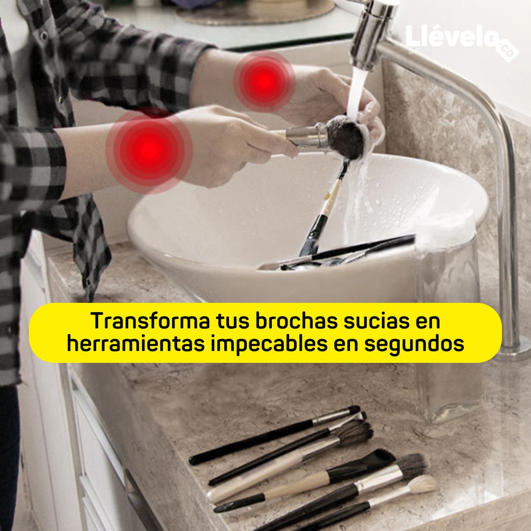 BrushCleaner® limpiadora de brochas de maquillaje eléctrica