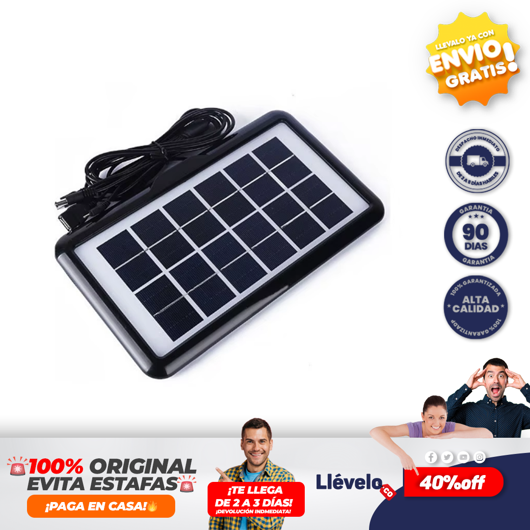 PowerRay® CARGADOR DE PANEL SOLAR