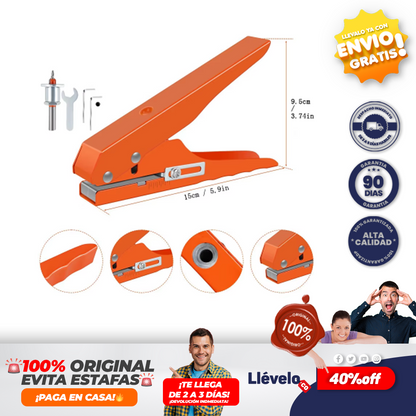 Alicator® PERFORADORA DE CANTO