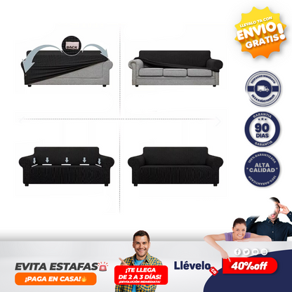 SofáGuard® Protector Forro Elastico Sofa 2 Puestos