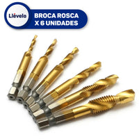 BROCA ROSCA X6 UNIDADES