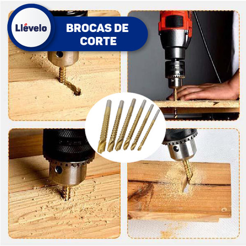 BROCAS DE CORTE x 6 unidades