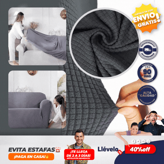 SofáGuard® Protector Forro Elastico Sofa 2 Puestos