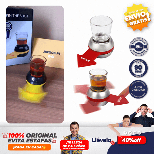 Rumbaleta® o juego de fiesta con vaso de chupito de 2 onzas