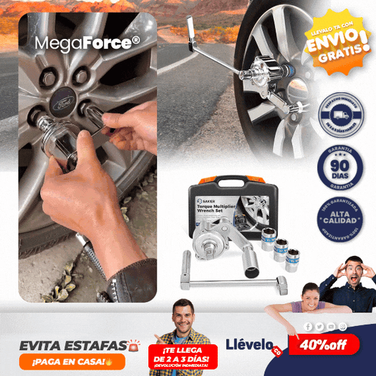 MegaForce® LLAVE DE TORSIÓN PARA CARRO