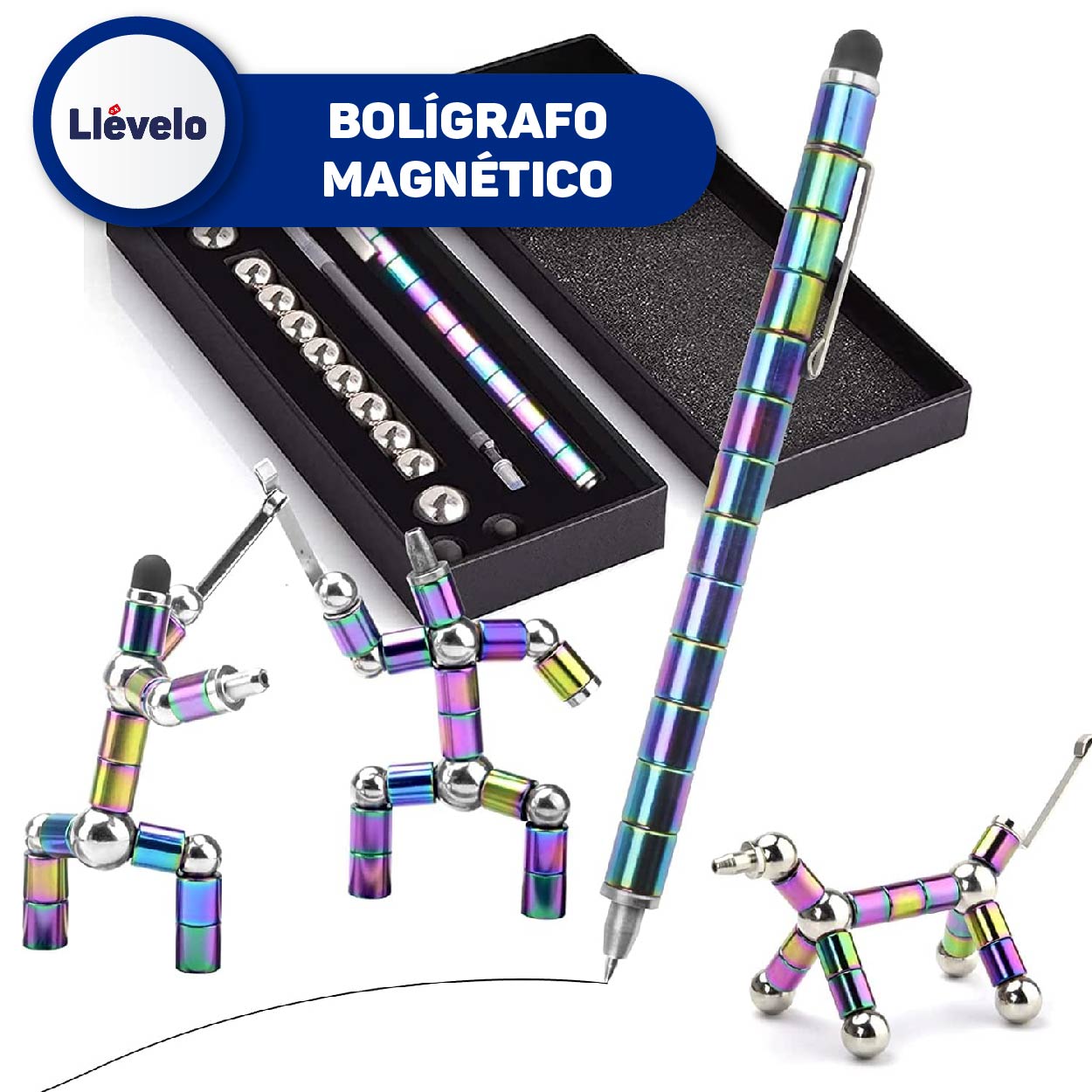 Bolígrafo magnético reutilizable para colocar en cualquier