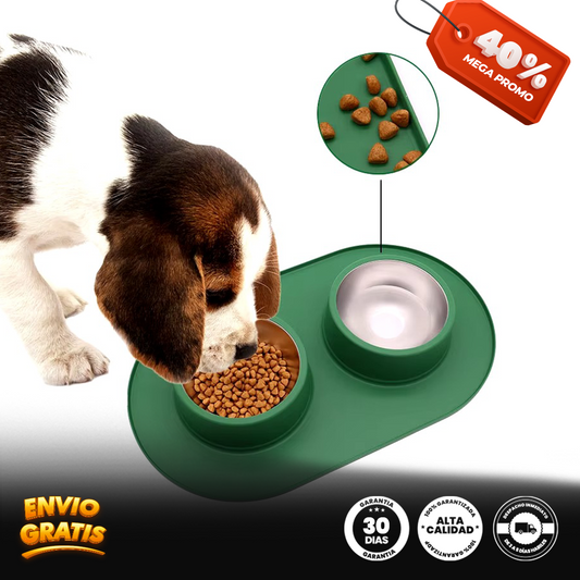 Cuenco doble para mascotas DualPet®